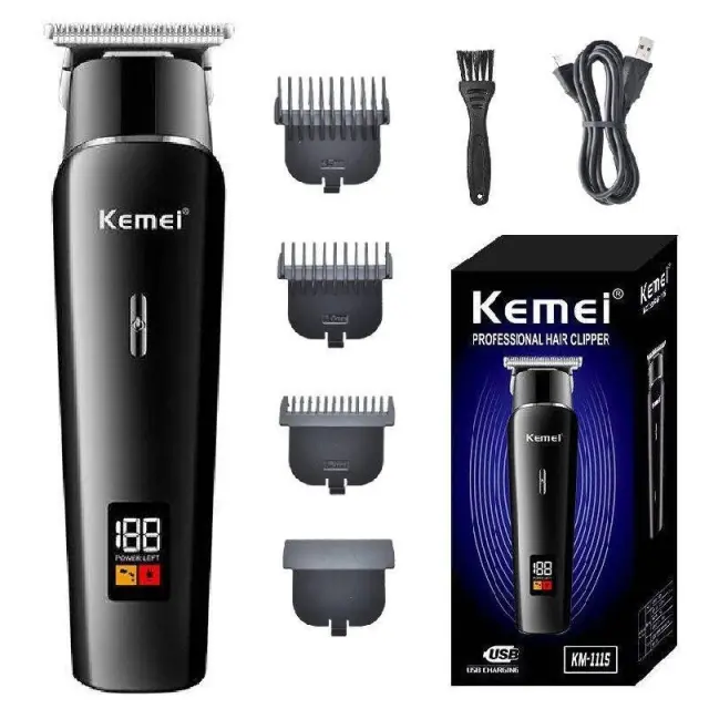 Kemei Επαναφορτιζόμενη Κουρευτική Μηχανή KM-1113 2