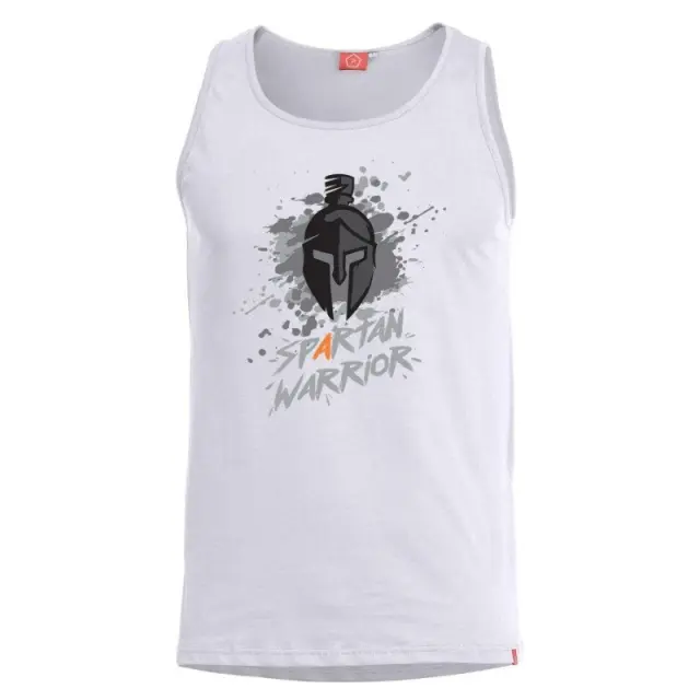 Pentagon Astir SW Spartan Warrior T-Shirt-Μπλουζάκι Αμάνικο Μακό για Τακτική-Καθημερινή Χρήση - 00-White-Λευκό
