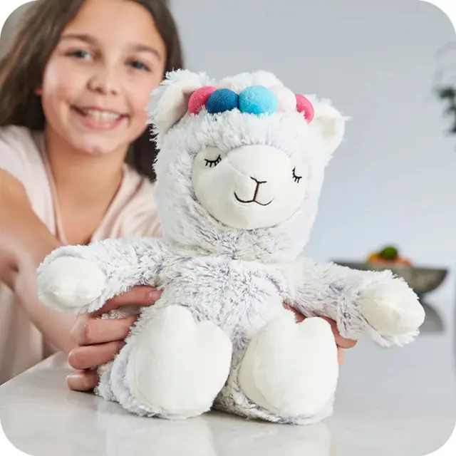 Warmies Marshmallow Λάμα Λούτρινο-Θερμοφόρα με Άρωμα Λεβάντα, 1 τεμάχιο 3