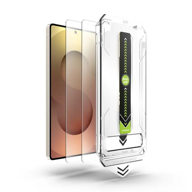 Full Cover Tempered Glass με Οδηγό για Galaxy S25 Ultra-Clear OEM