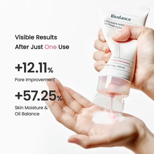 Biodance Collagen Mask To Foam Cleanser 150 Ml-Μάσκα Κολλαγόνου σε Αφρό Καθαρισμού 150ml 3