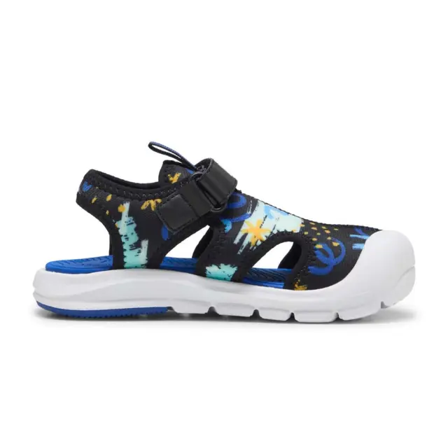 Puma Unisex Fun Racer Allover Print Sandal (PS) Μαύρο 401693-01 (Puma) 2