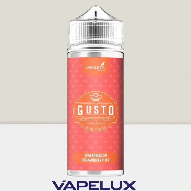 Gusto by Omerta Flavor Shots Watermelon Strawberry Ice 20ml to 120ml 2