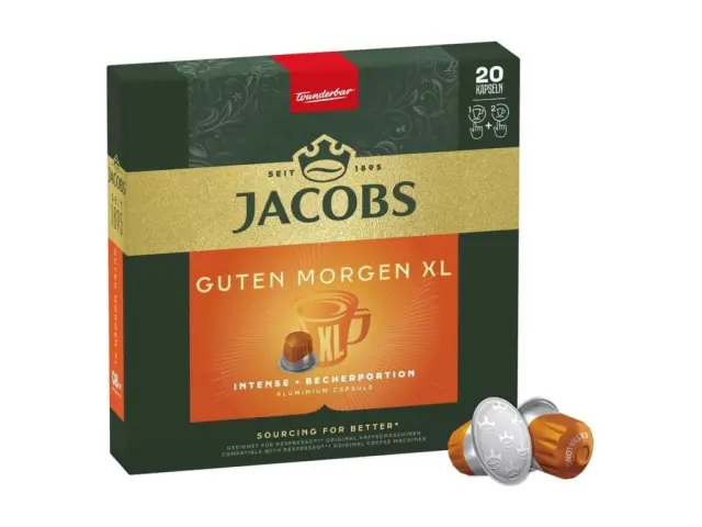 Jacobs Guten Morgen XL Κάψουλες Nespresso 20τμχ