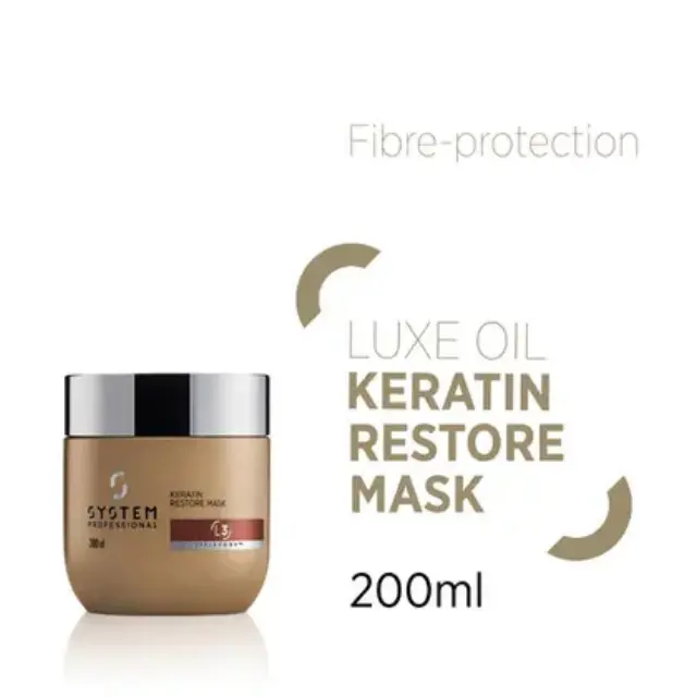 System Professional Fibra LuxeOil L3 Keratin Restore Mask 200ml 2