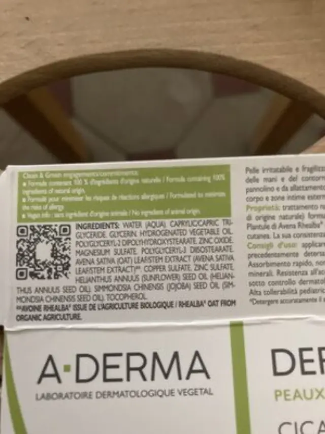 A-derma Dermalibour Cica-Cream Αποτελεσματική Κρέμα για Πρόσωπο και Σώμα Διάρκειας 24 Ώρες και 100% Φυσικής Προέλευσης, 50ml 2