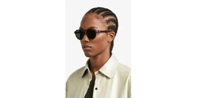 Carrera Carrera Unisex Γυαλιά Ηλίου με Μαύρο Κοκκάλινο Σκελετό και Γκρι Ντεγκραντέ Φακό 314/S GUU9O 2
