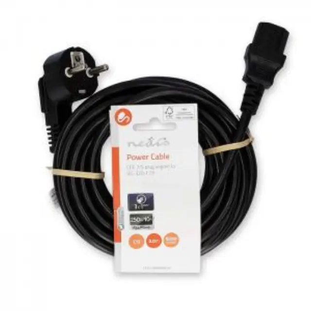 Καλώδιο τροφοδοσίας Schuko αρσ. - IEC-320-C13 θηλ., 5.00m. 3