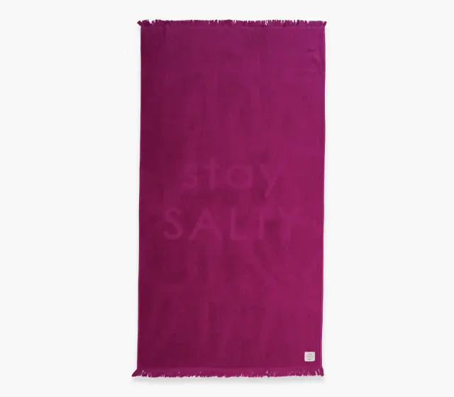 Nef-Nef Homeware Πετσέτα Θαλάσσης Stay Salty 90x170 Purple