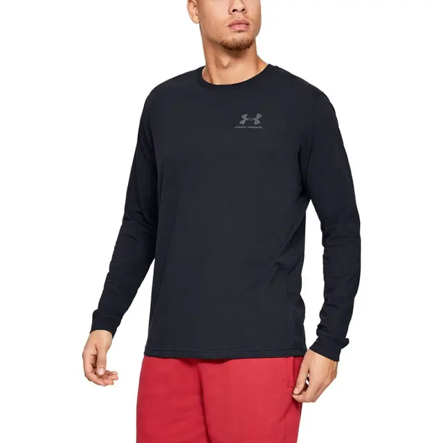 Under Armour Sportstyle Long Sleeve (1329585-001) - Μαύρο - L