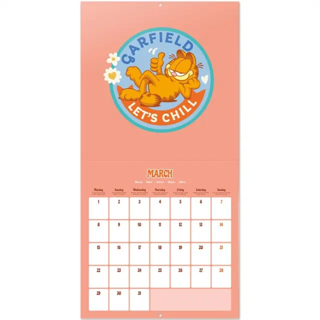HMEΡΟΛΟΓΙΟ ΤΟΙΧΟΥ GARFIELD 2027 30X30 CALENDAR CP27031 3