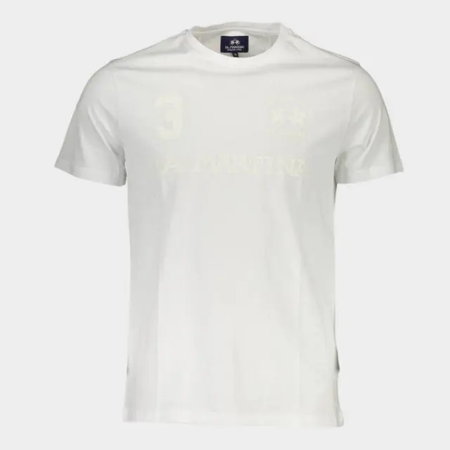T-shirt La Martina XMR309-00001 Λευκό - 2XL