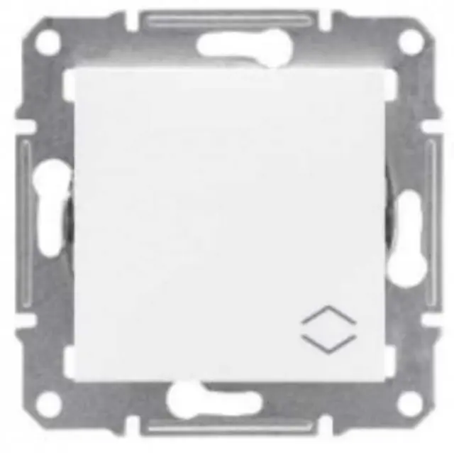 ASFORA Switch toggle 1-button without frame white