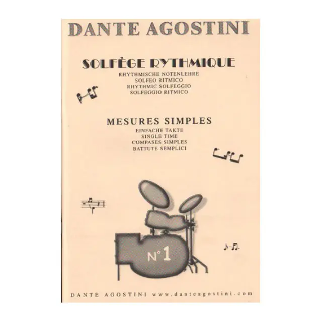 Dante Agostini - Solfege Rythmique No.1