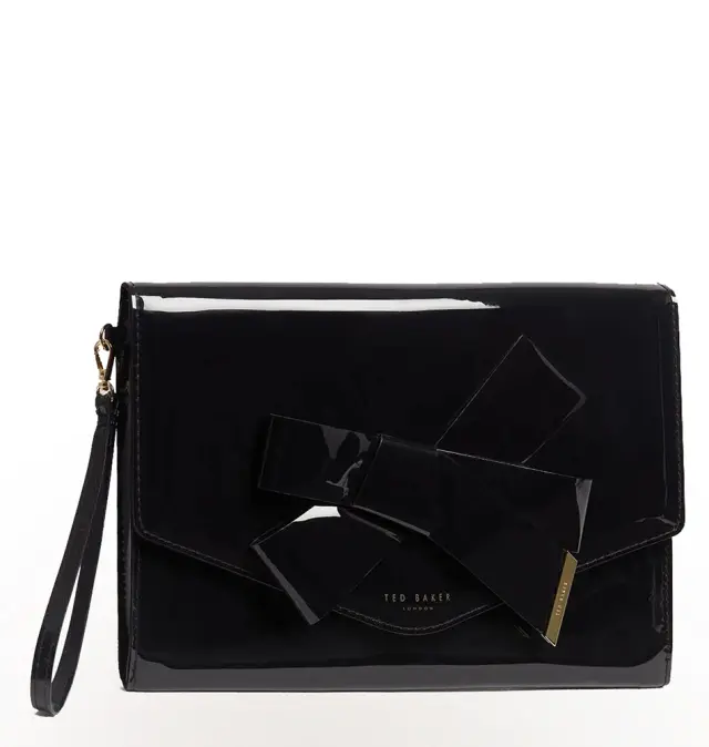Φάκελος TED BAKER Nikkey Knot Bow Pouch 283898 Μαύρο