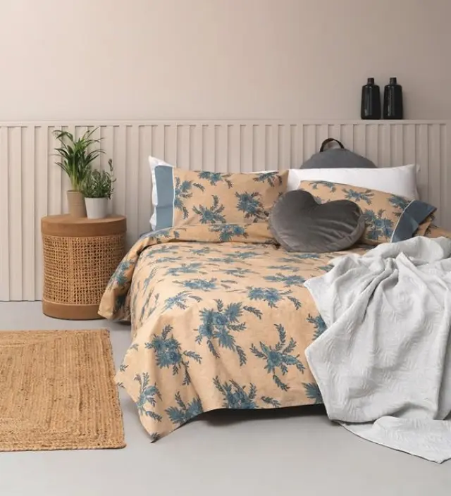 Σετ Σεντόνια Μονά 3τμχ (170x260) Coordinable CB2072 βαμβακερά Palamaiki