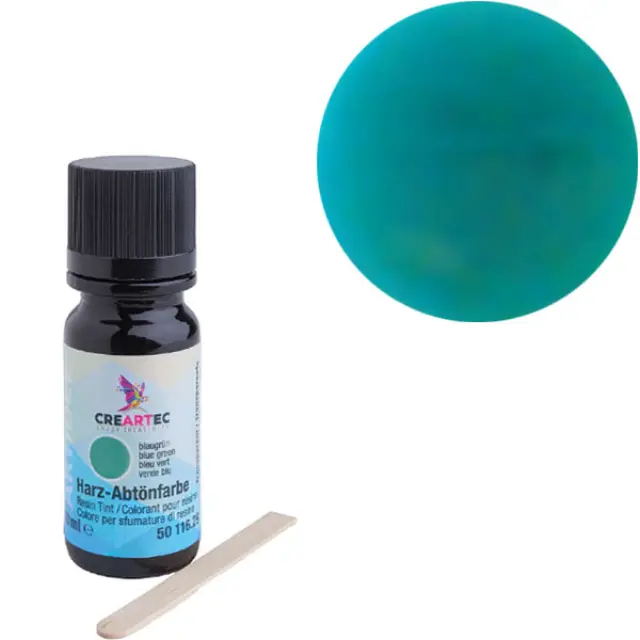 Χρωστική για Ρητίνες - Transparent Blue-Green - 10ml
