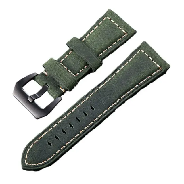 Λουράκι Δερμάτινο για Smartwatch 20mm-Green OEM