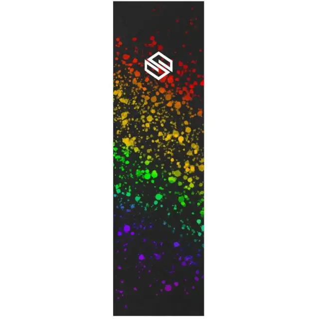Striker Freestyle Scooter Griptape - Rainbow Splatter