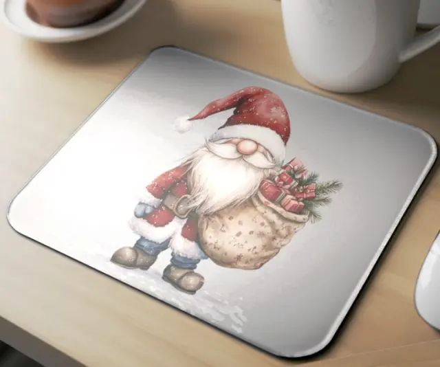 Mousepad ( Christmas Gnome 04 ) Διαστάσεις: 23cm(μήκος) x 20cm (ύψος) 2