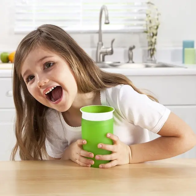 Munchkin Παιδικό Ποτηράκι Miracle 360 Sippy Cup από Πλαστικό Πράσινο 296ml για 12m+ 3
