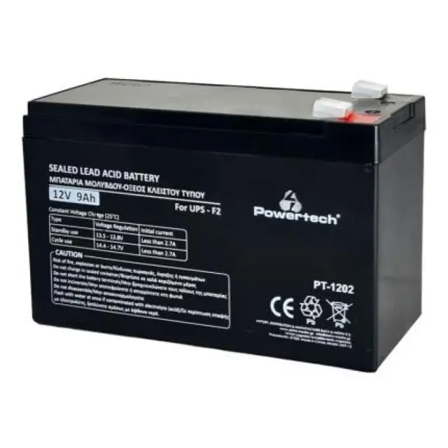 Μπαταρία UPS (μολύβδου) Powertech PT-1202 12V 9Ah