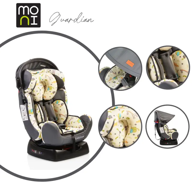 MONI - Car seat Guardian grey - 3800146238544
