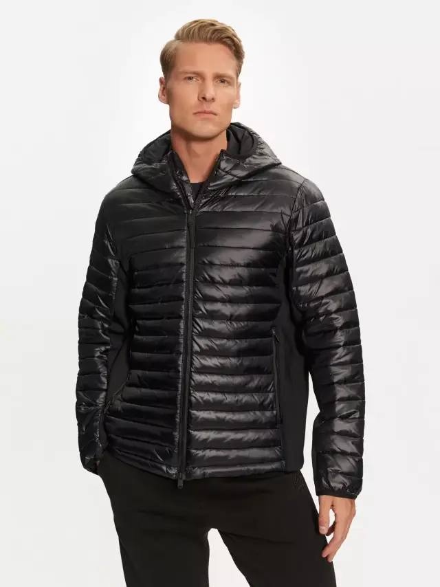Calvin Klein - Ανδρικό Χειμωνιάτικο Μπουφάν Performance Regular Fit 00GMF4O517-BAE Μαύρο - XL