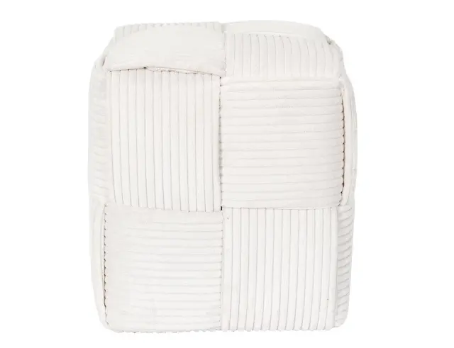 Σκαμπό Πουφ Scott Home Deco Factory με διαστάσεις 36x36x38cm - Beige HD0538 2