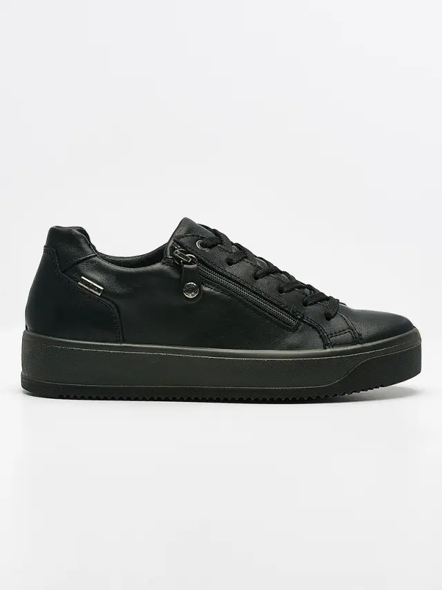 Imac Sneakers Γυναικείο δέρμα Μαύρο IMA/657428 NERO 3