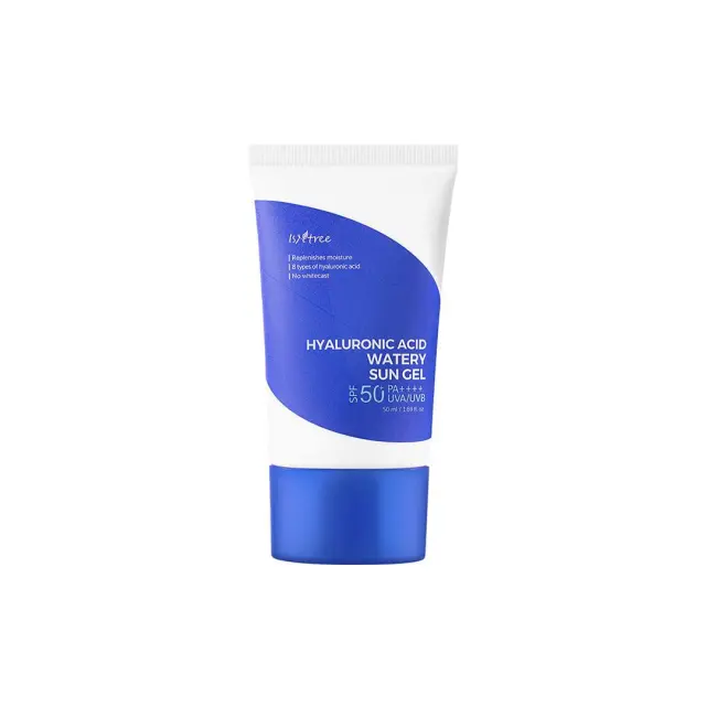 Isntree Hyaluronic Acid Watery Sun Gel SPF 50+ , Αντηλιακή Λεπτόρευστη Κρέμα Προσώπου με 8 Τύπους Υαλουρονικού Οξέος 50ml