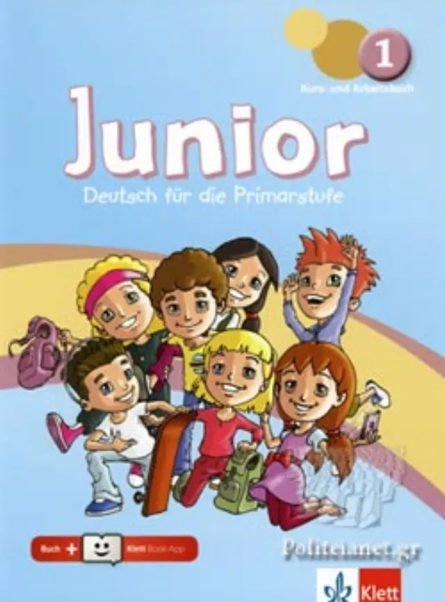 JUNIOR 1 KURSBUCH + ARBEITSBUCH (+AUDIOS ONLINE + KLETT BOOK-APP)