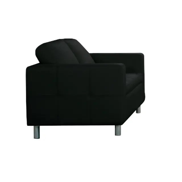 Καναπές Διθέσιος ALAMO PU Μαύρο 145x85x82cm