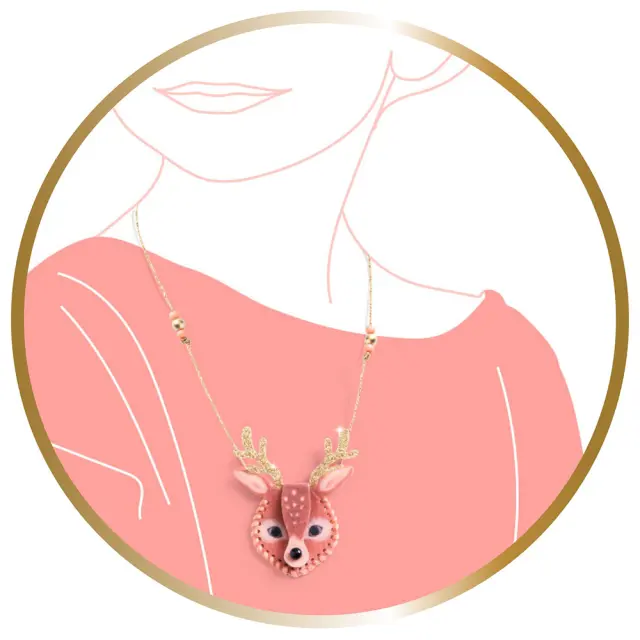 Djeco DIY Φτιάχνω 3 Κολιέ με Ράψιμο (7+ ετών) 07997 3