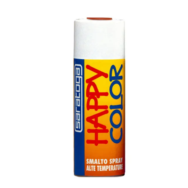Saratoga Happy Color High Temperature Σπρέι Βαφής Υψηλής Θερμοκρασίας Γκρι 400ml 88154004