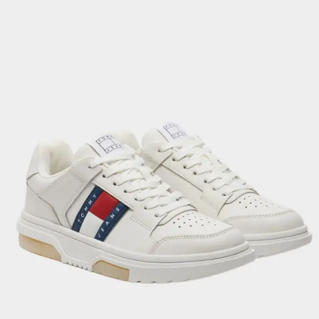 Sneaker Tommy Hilfiger The Brooklyn Leather Lace-Up EN0EN02576-YBL Άσπρο - 36 2