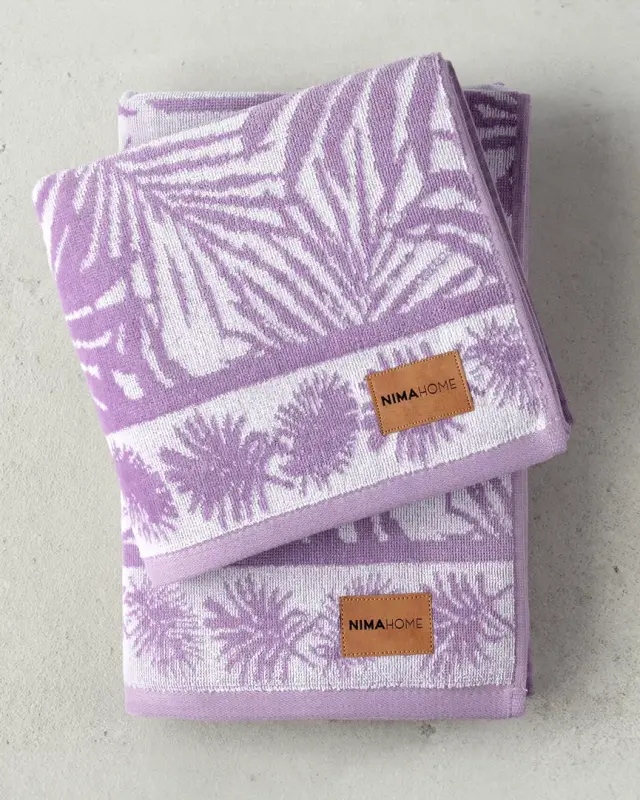 Πετσέτα Λουτρού 70x140 480gsm Nima Bahia Lilac 100% βαμβακερό
