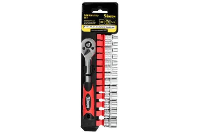 Socket wrench set 1/2" 12 pieces