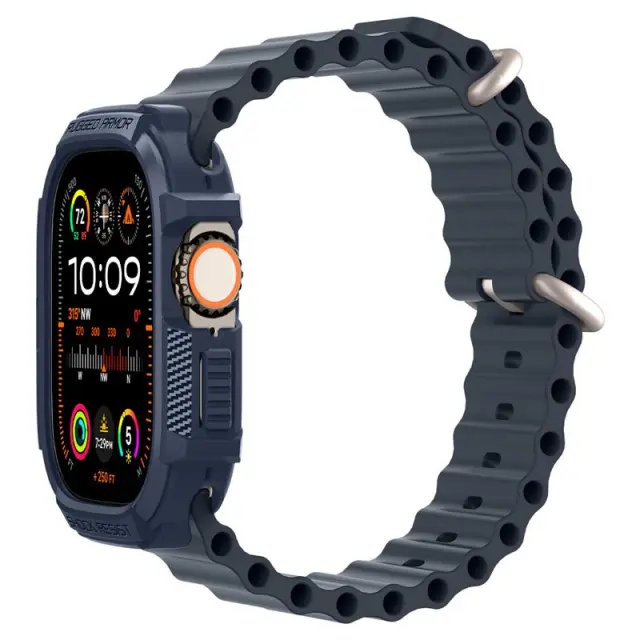 Spigen Rugged Armor, navy blue - Apple Watch Ultra 3/2/1 ACS07382 3