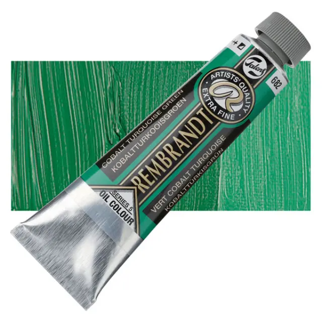 Λάδι Talens Rembrandt - 682 Cobalt Turquoise Green - 40ml