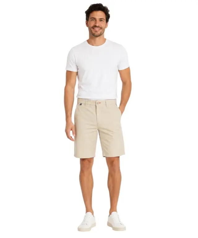 Norway Nautical School - Ανδρική Βερμούδα Chino 838520-BEIGE Μπεζ
