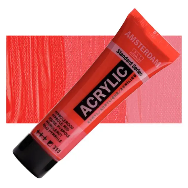 Ακρυλικό Talens Amsterdam 315 Pyrrole Red - 20ml