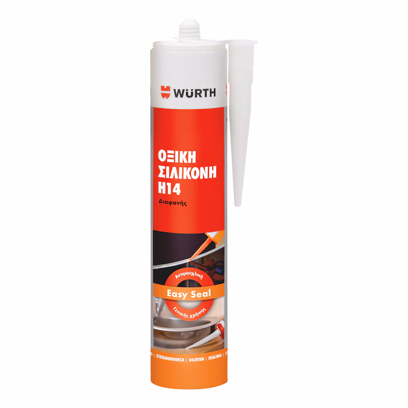 Wurth Οξική Σιλικόνη Στεγανοποίησης EasySeal H14 Λευκή (089232551)