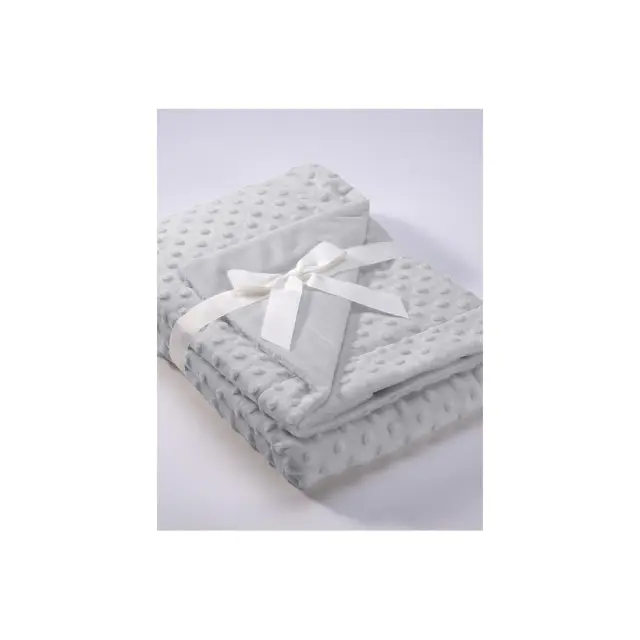 Κουβέρτα Mora Copitos 80Χ110 Γκρι 100% Polyester 2