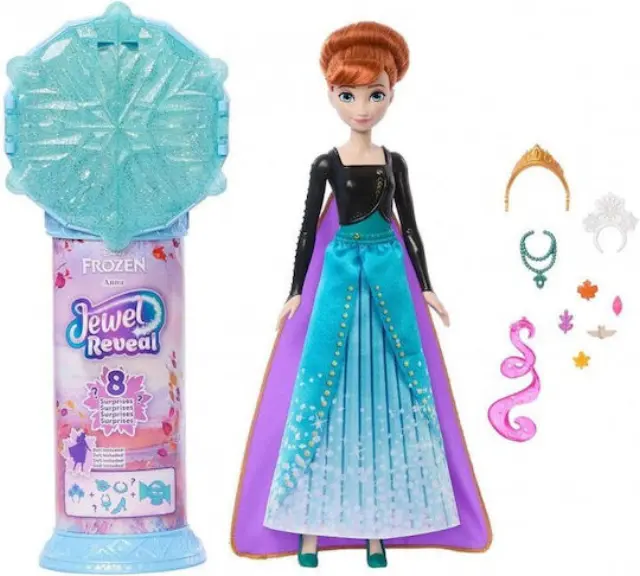 Disney Frozen Κούκλα Άννα με Κοσμηματοθήκη JJY37 – Παιχνίδι Mattel Frozen