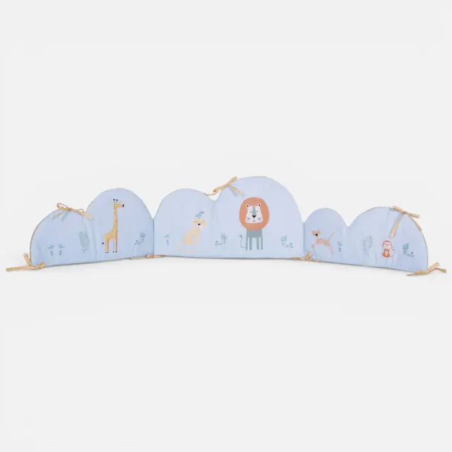 Πάντα Κούνιας Wild Company Nef Nef Homeware, ΥΦΑΣΜΑ:100%BAMB-ΕΣΩΤ:100%ΠΟΛ - BLUE (040811)