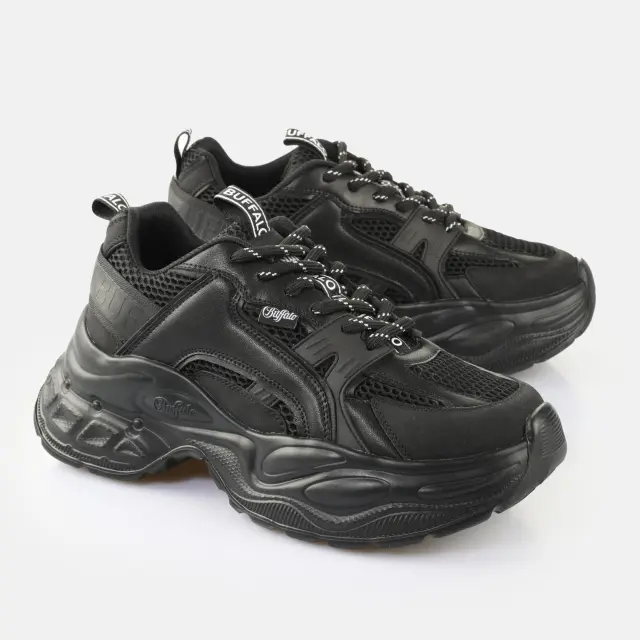 Γυναικεία Sneakers Buffalo Yuno BN1636486 Μαύρα Μαύρο - 39 2