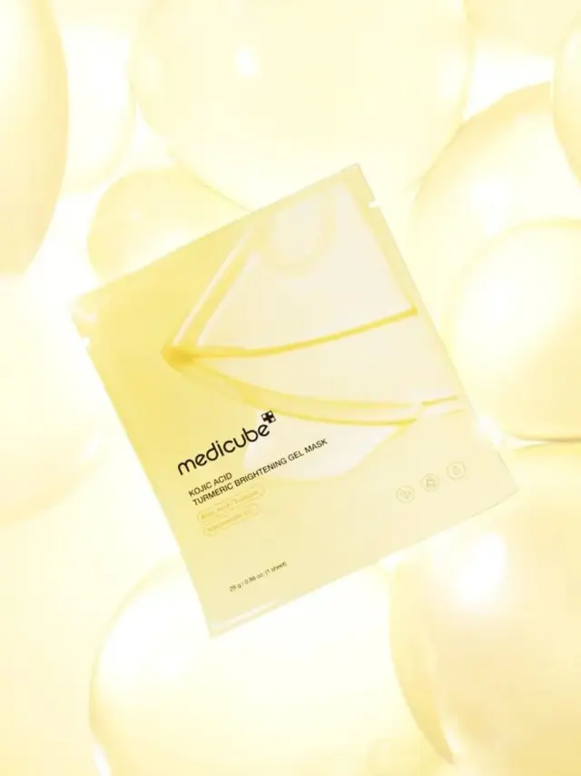 Μedicube Kojic Acid Turmeric Brightening Gel Mask - Overnight μάσκα με ρετινόλη και kojic acid 28g 2