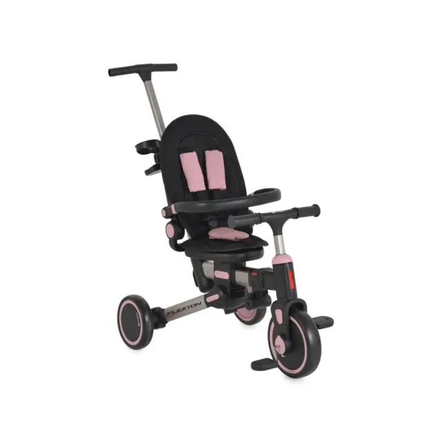 BYOX Flexton Pink Τρίκυκλο Ποδήλατο 6 σε 1 με Γονική Λαβή 6-36m έως 15kg 3800146232092 2