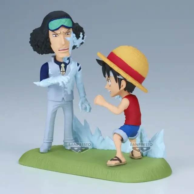 One Piece World Collectable Figure Log Stories Monkey D. Luffy vs Kuzan 9cm 3
